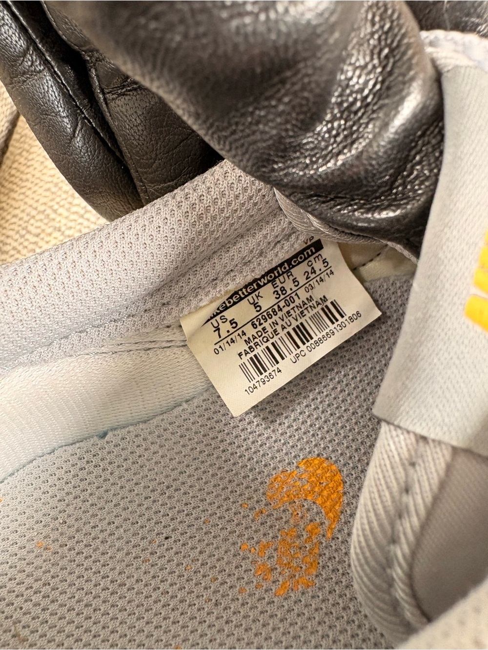 Nike Womens Internationalist – Grey – Green – Mango - Picture 9 of 9